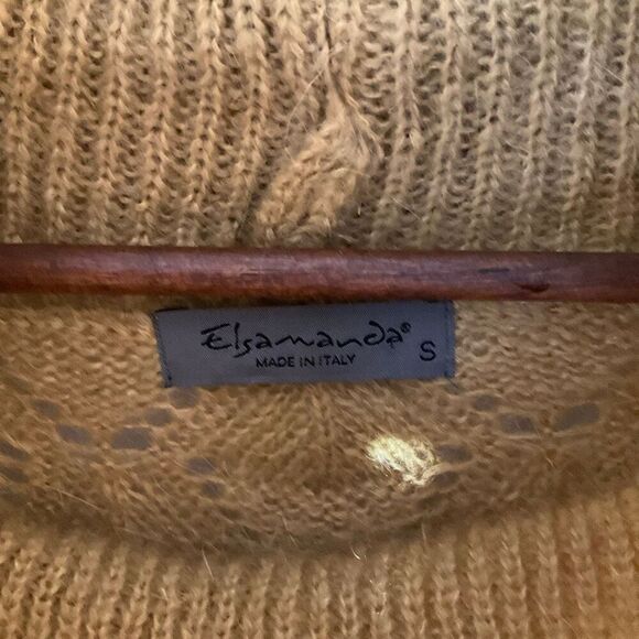 Elsamanda open Knit Oversized Cowl Neck Pullover, S. Mohair Blend - Picture 3 of 15